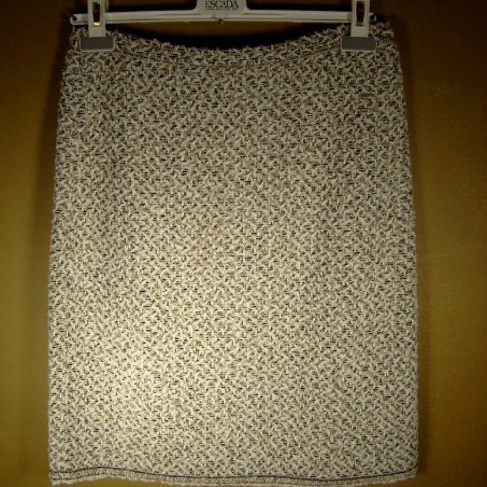 Escada Knit Tweed Pencil Skirt